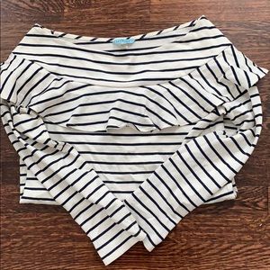 Anthro Boatneck 3/4 Sleeve Top